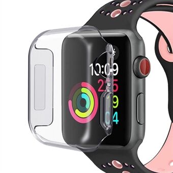 Schokbestendige en schokbestendige TPU volledige beschermhoes voor Apple Watch Series 4 44 mm