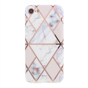 Marmeren patroon IMD TPU achterkant van de behuizing voor iPhone SE 2e generatie (2020) / 7/8 4,7-inch