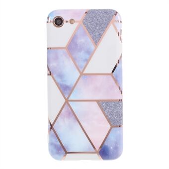 Marmeren patroon IMD TPU achterkant van de behuizing voor iPhone SE 2e generatie (2020) / 7/8 4,7-inch