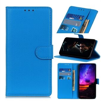 Litchi Skin Classics Wallet Stand Leather Flip Cover for iPhone SE (2020)/SE (2022)/7/8 4.7 inch