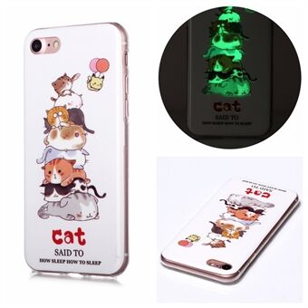IMD Patterned TPU Luminous Phone Case for iPhone 7 / 8 / SE (2020) / SE (2022) 4.7 inch