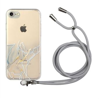 Goed beschermde zachte TPU-hoes met marmerpatroon voor iPhone 7 4,7 inch / 8 4,7 inch / SE (2e generatie)