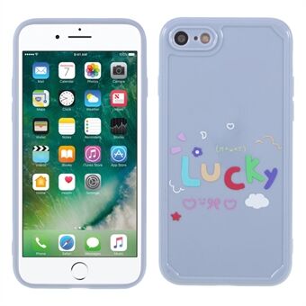 Creative Lucky Pattern Printing Design Schokbestendige anti-drop zachte TPU-cover voor iPhone 7 / iPhone 8 / iPhone SE 2020/2022