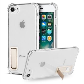 Drop Airbag-bescherming Zachte TPU transparante achterkant met magnetische standaard voor iPhone 6 / iPhone 6S / iPhone 7 / iPhone 8 / iPhone SE 2020/2022