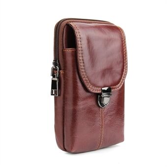 Voor 6,3-inch telefoon Crazy Horse Texture Cowhide Verticale holster tas - stijl 003