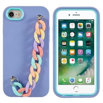 Voor iPhone 7/8 4.7 inch / SE (2020) / (2022) Band Telefoonhoes Rubberen Anti-val Telefoonhoes Afneembare TPU + PC Telefoonhoes