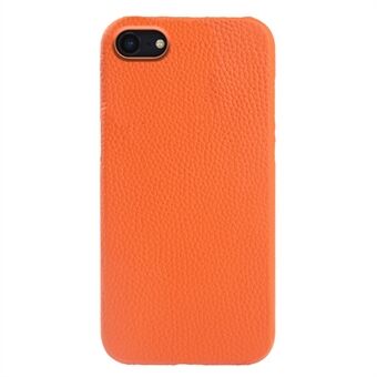 Voor iPhone 7 / 8 / SE (2020) / SE (2022) Incomplete Cover Echt Koeienleer + PC-schaal Litchi Textuur Magnetisch Telefoonhoesje.