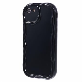 Voor iPhone 7 / 8 / SE (2020) / SE (2022) telefoonhoesje met golfvormige frame TPU cover.