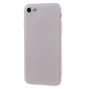 Slanke hoes voor iPhone 7 / 8 / SE(2020) / SE(2022) telefoonhoes Matte TPU hoes - Transparant Wit