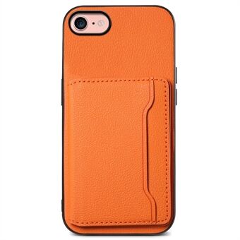 Voor de iPhone 7 / 8 / SE (2020) / SE (2022) Hoesje van PU-leer met kaartsleuven en standaard voor extra bescherming.