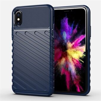 Thunder Series Twill Skin Texture Soft TPU Phone Cover voor iPhone X / XS 5,8 inch