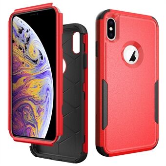 Anti-Drop Volledige bescherming TPU + PC Hybrid Case Ondersteuning Draadloos opladen voor iPhone X / XS