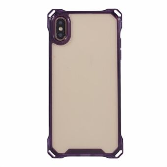 Voor iPhone X / XS 5.8 inch telefoonhoesje Krasbestendige TPU + Acryl cover (groot achterlensgat)
