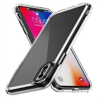 YSM Clear Case voor iPhone X / XS - Telefoonhoesje met Airbag-valbescherming