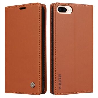 YIKATU YK-001 Telefoon Portemonnee Hoesje voor iPhone 6 Plus /7 Plus /8 Plus 5.5 inch, anti-val Telefoon Shell Magnetische Sluiting Flip Lederen Cover Stand