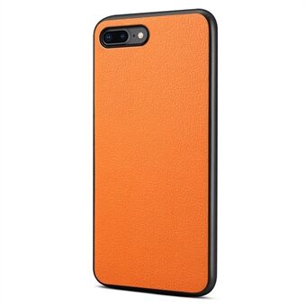 Voor iPhone 7 Plus / 8 Plus Hoesje Kalfs Textuur PU+PC+TPU Beschermende Telefoonhoes