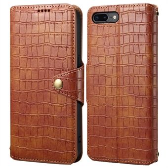 Voor iPhone 7 Plus / 8 Plus hoesje krokodillenleer portemonnee flip telefoonhoesje.