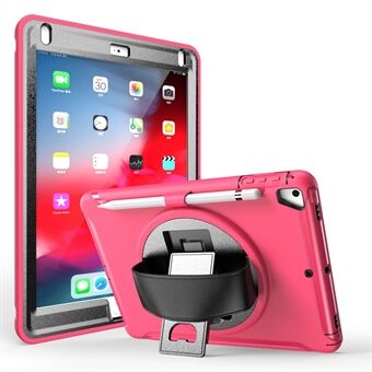 360 ° draaibare standaard PC + TPU-tablethoes met penopening en draagriem voor iPad Air (2013) / Air 2 / 9,7-inch (2017) / (2018) / iPad Pro 9,7-inch (2016)