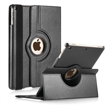 Litchi Grain 360 draaibare Smart Stand lederen tablethoes voor iPad 9.7 \'\' (2018) / 9.7 \'\' (2017)