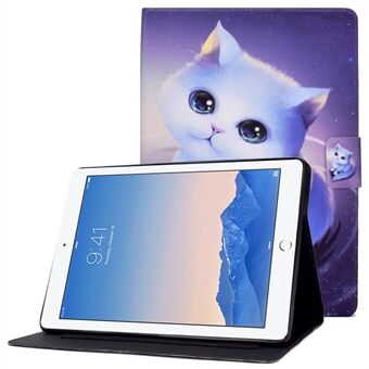 Voor iPad Air (2013) / Air 2 / iPad 9,7-inch (2017) / (2018) PU-leer patroonafdruk Tablet Case Magnetische sluiting Stand Cover met kaarthouder