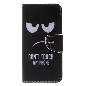 Portemonnee met kruistextuurpatroon Leren telefoonhoes voor iPhone XS Max 6,5 inch
