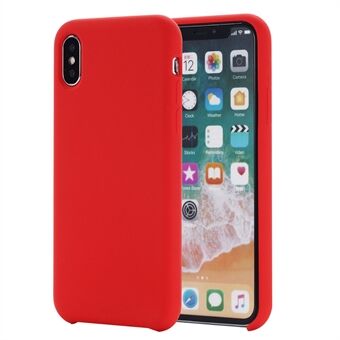 Edge Wrapped Liquid Silicone Cover voor iPhone XS Max 6.5 inch