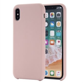 Edge Wrapped vloeibare siliconen telefoonhoes voor iPhone XS Max 6.5 inch