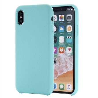 Edge Wrapped Liquid Silicone Case Shell voor iPhone XS Max 6.5 inch