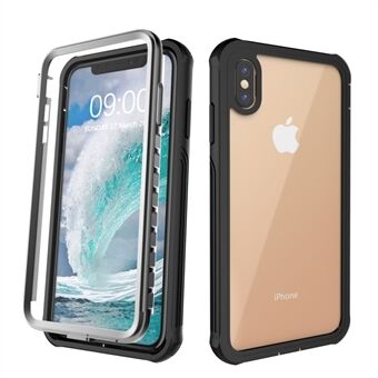 Schokbestendige Allesomvattende PC Beschermer Hoes met Ingebouwde PET Voorfilm voor iPhone XS Max 6.5 inch