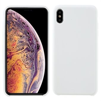 Stevige siliconen schokbestendige telefoonhoes met zachte anti-kras microfiber voering voor iPhone XS Max 6.5 inch