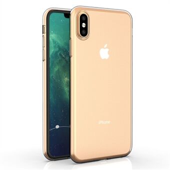 Transparante telefoonhoes voor iPhone XS Max 6,5 inch, ultradunne anti-val flexibele TPU mobiele telefoonhoes