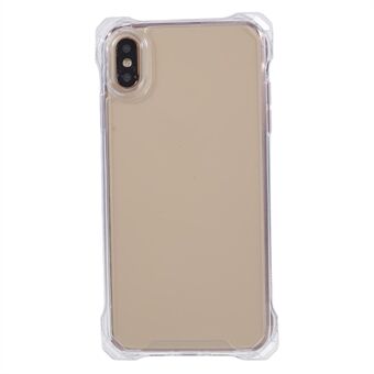 Voor iPhone XS Max hoesje met TPU-frame en transparante acryl achterkant.