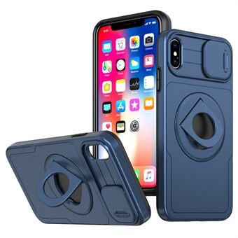 Voor iPhone XS Max Telefoonhoesje TPU+PC Magnetische Cover Camera Bescherming