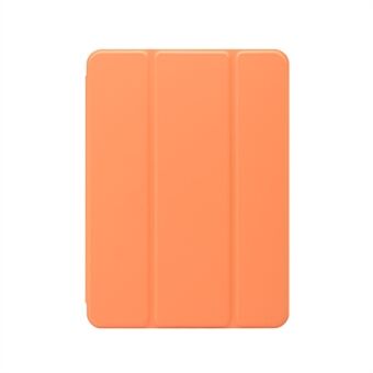 Skin Feeling Tri-fold Stand Lederen TPU-beschermhoes met pennensleuf voor iPad mini (2019) 7,9 inch / mini 4