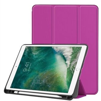 Tri-fold Stand PU Leather Smart Case with Pen Slot for iPad Air 10.5 (2019) / Pro 10.5-inch (2017)