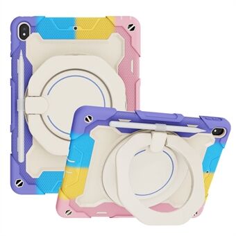 For iPad Pro 10.5-inch (2017)/iPad Air 10.5 inch (2019) Anti-drop PC + Silicone Hybrid Tablet Case Cover with Rotary Kickstand