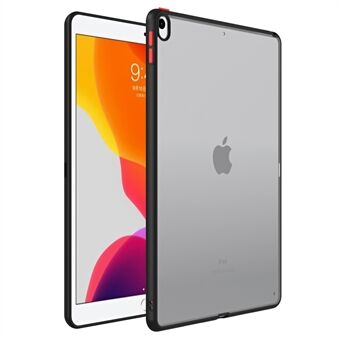 Voor iPad Air 10,5 inch (2019) Matte doorzichtige tablethoes PC+TPU Tablethoes in contrastkleur