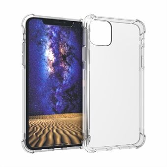 Duidelijk schokabsorberend zacht TPU-telefoonhoesje voor iPhone 11 6.1 inch (2019)