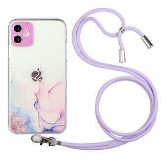 Goed beschermd zacht TPU-hoesje met marmerpatroon voor iPhone 11 6.1 inch