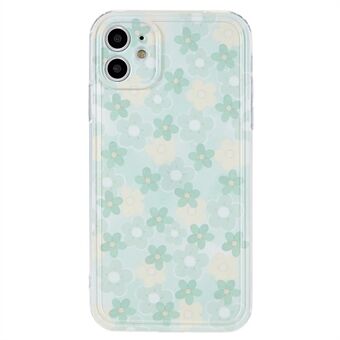 For iPhone 11 6.1 inch Anti-drop Pattern Printing TPU Back Case Straight Edge Precise Cutouts Cover Shell