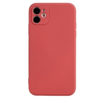 Voor iPhone 11 Zachte TPU rubberen hoes Vezelvoering Kussen Anti- Scratch telefoonhoes