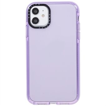 Voor iPhone 11 Transparante pc + TPU-telefoonhoes Valbescherming Achterkant