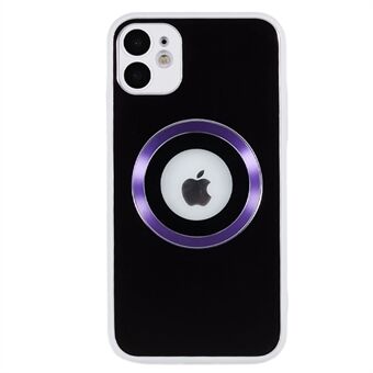 Voor iPhone 11 Magnetische Telefoon Case Logo Bekijk Aluminium Legering Ring AG Matte TPU Back Cover