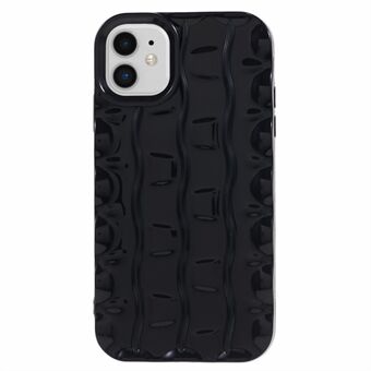 Voor iPhone 11 TPU-telefoonhoes 3D gestreept patroonontwerp Schokbestendige telefoonhoes