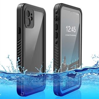 FS-serie voor iPhone 11 Waterdichte hoes Stofdicht IP68 Onderwater Volledig afgesloten Transparante telefoonhoes