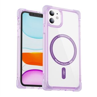 YSM Versterkte Hoeken Serie voor iPhone 11 Magnetische Hoes TPU+acryl Cover Compatibel met MagSafe