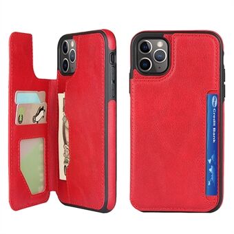 Kaartsleuven PU-leer + pc-bescherming Telefoonbeschermhoes voor iPhone 11 Pro 5,8 inch