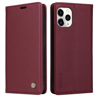 YIKATU Magnetische Sluiting Telefoon Case voor iPhone 11 Pro 5.8 inch, YK-001 Volledige Bescherming Telefoon Cover Flip Lederen Portemonnee Stand