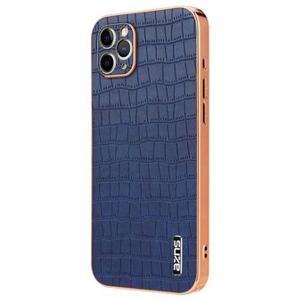 AZNS Voor iPhone 11 Pro Hoesje Krokodillentextuur PU+TPU Beschermende Telefoonhoes