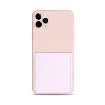 Zachte siliconen telefoonhoes met kaartsleuf voor iPhone 11 Pro Max 6.5 inch